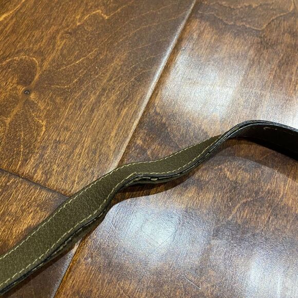 Gucci Vintage Authentic G Jacquard Canvas Leather Crossbody Bag Gold Hardware - Picture 10 of 13